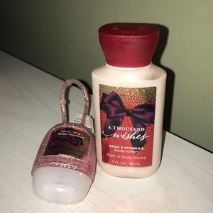 Bath and Body Works lotion and sanitizer set!